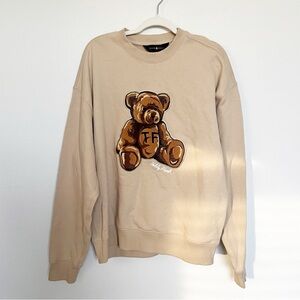 Teddy Fresh Men's Beige Crewneck Sweater